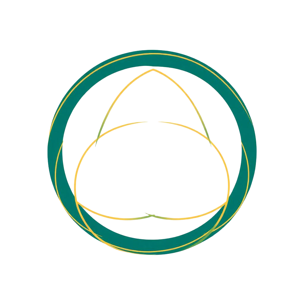 Interlocking rings representing the balance between Environmental, Social, and Governance responsibilities