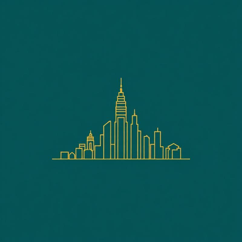 Real Estate Dev. & Investment — line-art icon